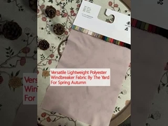 Tejido de poliéster ligero y versátil para la primavera y el otoño